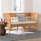 Bali & Pari Oxford Bohemian Light Honey Rattan Dining Bench with Armrests 258-14174-ZORO - alternate 8