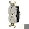 Hubbell Wiring Device-Kellems Straight Blade Receptacle, 5-15R, 15 A, 125V AC, 2 Pole, 3 Wire, Surface Mount, Grounded HBL5262STLATR - alternate 2
