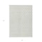 Homeroots 5' X 8' Ivory And Beige Geometric Washable Indoor Outdoor Area Rug 596112 - alternate 4