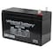 Upg Sealed Lead Acid Battery, 12 V, 9Ah, UB1290, T3 Tab Terminal, AGM Type 40756 - alternate 1