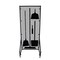 5S Supplies Housekeeping Shadow Board Broom Station V1, Gray / Black Shadows, Kit, No Text HSB-V1-GRAY/BLACK-KIT-NO TEXT - alternate 1