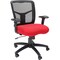 We'Re It Y Series Mesh Back Multi-Adjustable Office Chair for Home or Office with Red Seat and Black Frame MI1122-RED - alternate 1