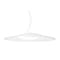 Besa Lighting Swan Cable Pendant, White/Opal, Satin Nickel Finish, 1x23W LED 1KX-SWANWH-LED-SN - alternate 1