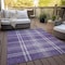 Homeroots 10' X 14' Purple Gold And Ivory Plaid Washable Indoor Outdoor Area Rug 596362 - alternate 6