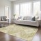 Homeroots 8' X 10' Wheat Gold And Ivory Medallion Washable Indoor Outdoor Area Rug 589059 - alternate 6
