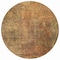 Homeroots 8' Brown Beige And Taupe Round Abstract Washable Indoor Outdoor Area Rug 577645 - alternate 5