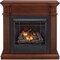 Duluth Forge Dual Fuel Ventless Gas Fireplace W/ Jefferson Series Mantel, 32,000 BTU, Heritage Cherry Finish FDI32R-J-HC - alternate 1