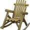 Homeroots 31" X 42" X 41"  Natural Wood Rocking Chair 370284 - alternate 4