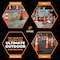 Xpose Safety 36 in Slim Line Orange Traffic Cone, Heavy Duty 12 lb Base, 6 in & 4 in Collar, DOT Approved OTC36SL-64-12L-1-X - alternate 4