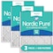 Nordic Pure 12x24x1 Pleated Air Filter, High Capacity, Electrostatically Charged Synthetic Media, MERV 14, 3 PK 12x24x1M14-3 - alternate 1
