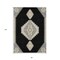 Homeroots 8' X 10' Black Gold And Gray Oriental Washable Indoor Outdoor Area Rug 598385 - alternate 8
