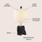 Jonathan Y Koda 17.5" Eclectic Southwestern Resin/Iron Elephant LED Kids' Table Lamp, Black JYL1143A - alternate 6