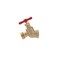 Proline Series Brass 1/2-in FIP x 3/4-in MHT No Kink Heavy-Duty Hose Bibb 102-413 - alternate 3