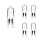 Bulbrite 100W Dimmable Clear T4 Bi-Pin G9 Mini Halogen Light Bulbs, 5PK 860833 - alternate 1