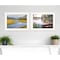 Homeroots Set Of Two Serene Water 1 White Framed Print Wall Art, 2PK 407900 - alternate 5
