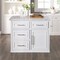 Crosley Cutler Faux Marble Top Kitchen Island KF30094WM-WH - alternate 8