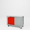 Pucel Mobile Cabinet Workbench with Toolbox, 52 in W x 24 in D x 36 1/2 in H, Red MDCB-52 - alternate 1
