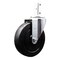 Service Caster 5 Inch Hard Rubber Wheel Swivel 3/4 Inch Square Stem Caster SCC-SQ20S514-HRS-34 - alternate 1