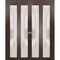 Sartodoors Sliding Closet Double Bi-fold Doors Planum 2113 Solid Core Modern Interior PLANUM2113DBF-CA-96 x 84 (4* 24x84) - alternate 1