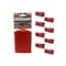 Stealthmounts Tool Organizer Milwaukee Packout Red ABS Mounting Feet Red, 8PK PAC-F-02-8 - alternate 1