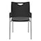Office Star Products STC Series Straight Leg Stack Chair, Black / Silver STC8300C28-3 - alternate 7