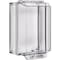 Safety Technology International Universal Stopper Cover, Polycarbonate, Surface Mount, 5 1/2 in W x 8 1/8 in H x 3 3/8 in D, Clear STI-14200NC - alternate 1
