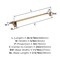 Amerock Davenport Champagne Bronze Transitional 24 in 610 mm Towel Bar BH36054CZ - alternate 4
