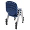Regency Rico Classroom Training Mobile Stack Chair Armless - Navy Blue, 4PK K305-NV-4PK - alternate 5