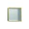Hansgrohe Individual Wall Niche Brushed Stainless Steel w/ Design Frame 12"x 12"x 4" in Polished Gold Optic 56097990 - alternate 1