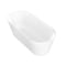 Anzzi Freestanding Tub, 65 in L, 29.1 in W, White, Acrylic, Center FT-AZ650-65 - alternate 1