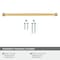 Amerock Stature 12-5/8 inch 320mm Center-to-Center Champagne Bronze Cabinet Pull BP37401CZ - alternate 4
