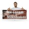 Signmission Ice Cream Milkshakes, 18 Inch x 48 Inch, Vinyl Banner B-30703 - alternate 3