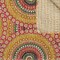 Homeroots 50" X 70" Brown And Beige Abstract Cotton Quilted Kantha Throw Blanket with Embroidery 544546 - alternate 6