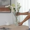 Uniquewise 12-Inch Square Frosted Clear Glass Table Vase - A Timeless Centerpiece for Dining Tables,  QI004738.CR.L - alternate 7