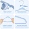 Simple Deluxe Kids Velvet Hangers, 11 Inch Durable Children Hangers for Closet, Blue, 30PK HKHANGVELVETKID30BLU - alternate 7