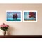 Homeroots Set Of Two Red Trees 1 White Framed Print Wall Art, 2PK 415809 - alternate 4