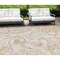 Homeroots 8' X 10' Coral Ivory And Peach Paisley Washable Indoor Outdoor Area Rug 588645 - alternate 1
