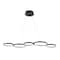 Jonathan Y Roman 40.75" 5-Light Bohemian Coastal Iron Linear Integrated LED Pendant, Black JYL7101A - alternate 7