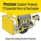 Prestone Antifreeze Coolant, Bottle, 1 gal, Ready to Use, Pre-Diluted 50/50, OAT, Ethylene Glycol, Yellow AF2100 - alternate 4