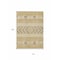 Homeroots 10' X 14' Gold Taupe And Beige Southwestern Washable Indoor Outdoor Area Rug 613908 - alternate 4