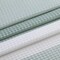 Homeroots 72" White And Green Striped Shower Curtain 484078 - alternate 2