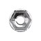 Auveco Washer Lock Nut 1/4in-20 19/32in O.D. 7/16in Hex, 100PK 2561 - alternate 2