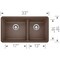 Blanco Precis 1-3/4 Bowl, Cafe Brown 441129 - alternate 2