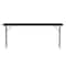 Flash Furniture 18 W, 70.8 L, 29 H, Metal, Plastic, Plastic: Polyethylene Top, Black RB-1872-BK-GG - alternate 12
