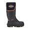 Dryshod Men's Megatar Met Guard Steel Toe Work Boot, Rubber, Waterproof, Insulated, Black, Size 12 MEG-MH-BK-012 - alternate 1