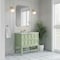 James Martin Vanities Emmeline 36'' Single Vanity, Pistachio w/ 3 CM Carrara Marble Top D100-V36-PST-3CAR - alternate 8