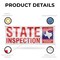 Signmission Texas State Inspection, 18 Inch x 48 Inch, Vinyl Banner B-30885 - alternate 3