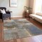Homeroots 5' X 8' Khaki And Brown Abstract Washable Indoor Outdoor Area Rug 609293 - alternate 7