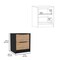 Homeroots 16" Black Four Drawer Dresser 530260 - alternate 4