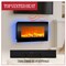 Northwest 30in Wall Mounted Electric Fireplace 13 Backlight Colors and Remote Control 80-BL31-2001 - alternate 12